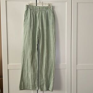 american eagle plaid pants